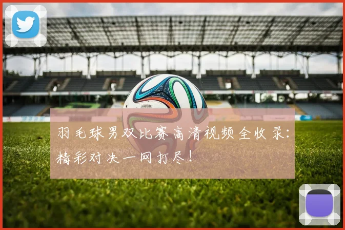 羽毛球男双比赛高清视频全收录：精彩对决一网打尽！